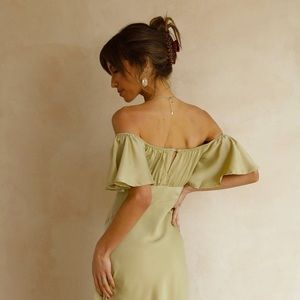 Louisa Midi Dress Olive